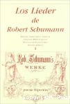 Los lieder de Robert Schumann