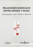 Relaciones musicales entre España y Rusia