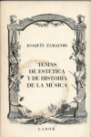 Temas de estética y de historia de la música