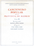 Cancionero popular de la provincia de Madrid