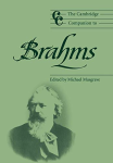 The Cambridge companion to Brahms